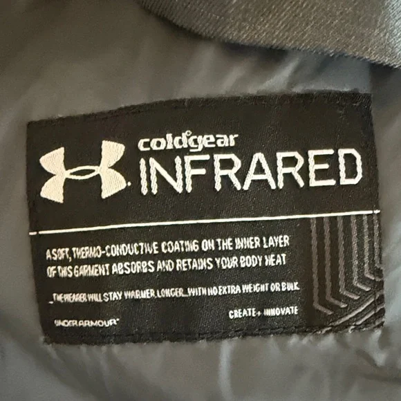 Under Armour Men's Dark Gray winter coat, two pieces - coldgear infrared - Picture 14 of 15